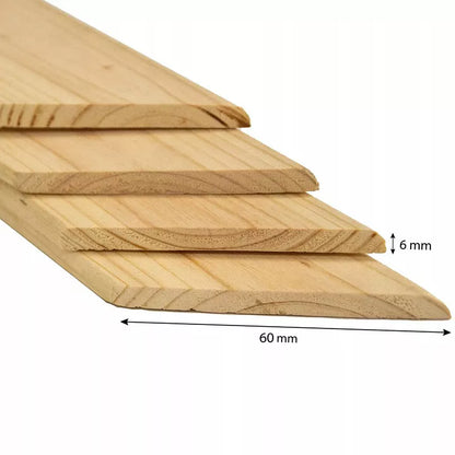 Lofttrappe 130x70 cm Gran Hvid Isoleret