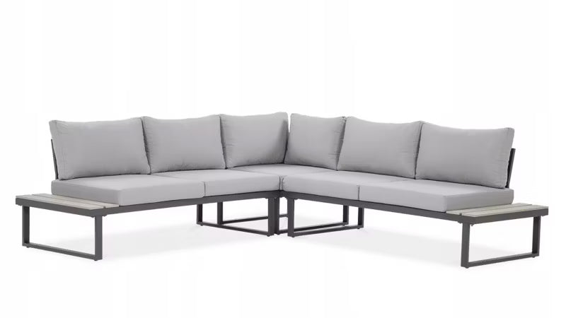 Loungesæt EMERSON 220x220 cm Grå