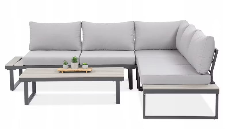 Loungesæt EMERSON 220x220 cm Grå