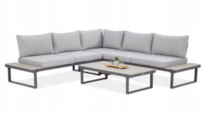 Loungesæt EMERSON 220x220 cm Grå
