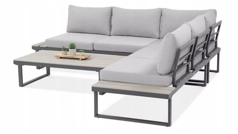 Loungesæt EMERSON 220x220 cm Grå