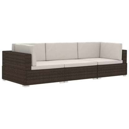 Loungesæt Have 210x70 cm Brun med Hynder WM-47265