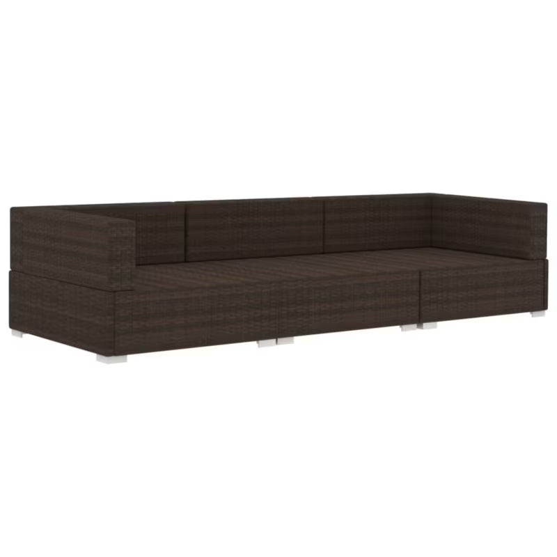 Loungesæt Have 210x70 cm Brun med Hynder WM-47265
