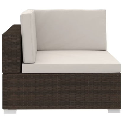 Loungesæt Have 210x70 cm Brun med Hynder WM-47265