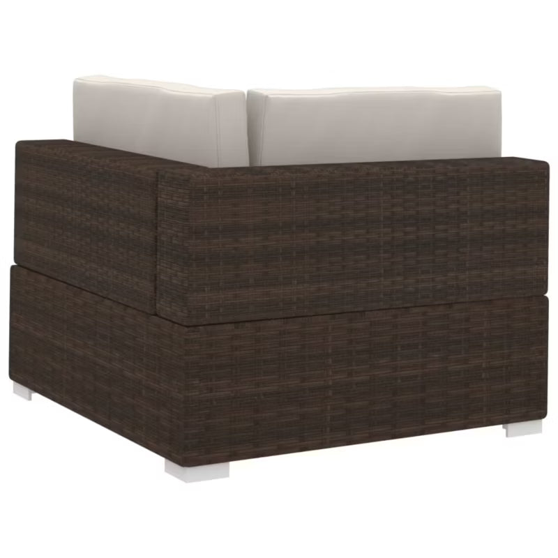 Loungesæt Have 210x70 cm Brun med Hynder WM-47265