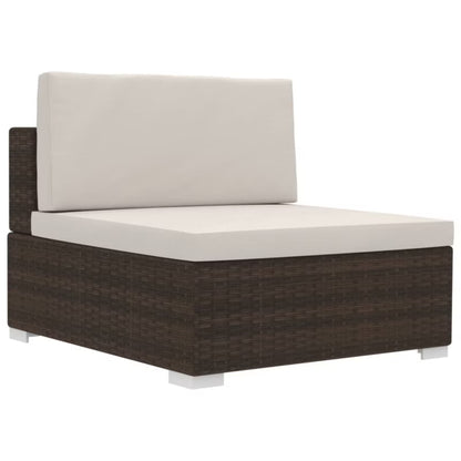 Loungesæt Have 210x70 cm Brun med Hynder WM-47265