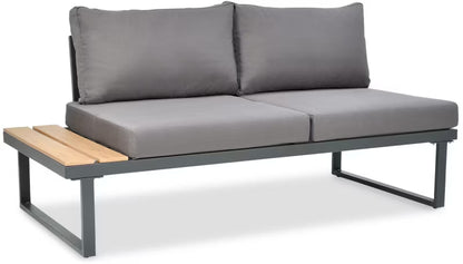 Loungesæt Havemøbler EMERSON 220x220 cm Grå
