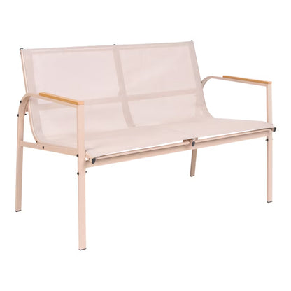 Loungesæt Ledro 4 Personer Beige Stål