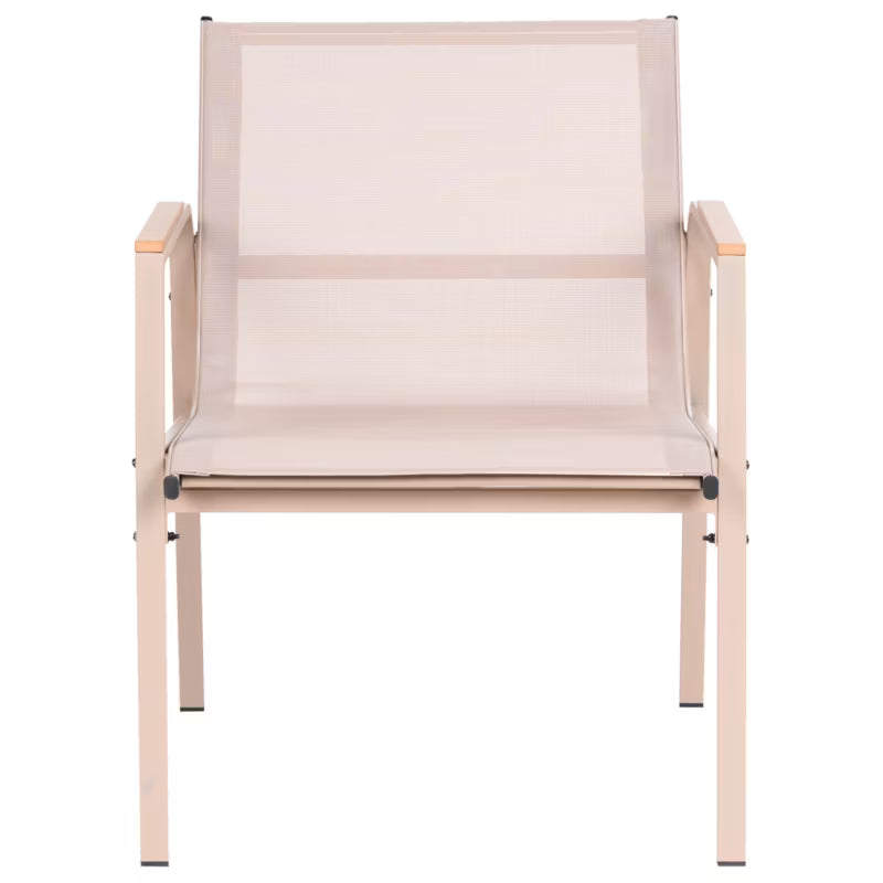 Loungesæt Ledro 4 Personer Beige Stål
