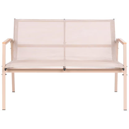 Loungesæt Ledro 4 Personer Beige Stål