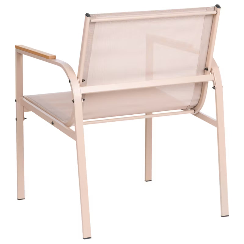 Loungesæt Ledro 4 Personer Beige Stål
