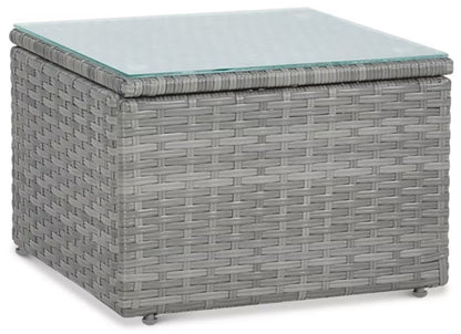 Loungesæt Lizbona Polyrattan Grå