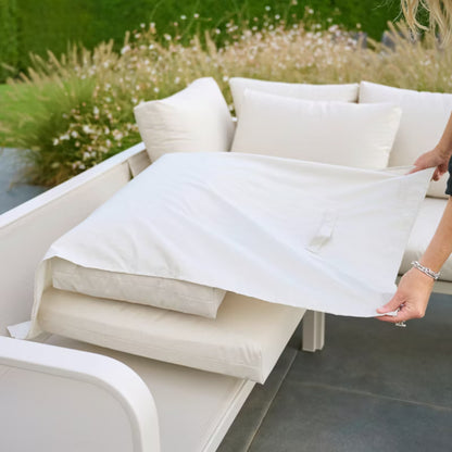 Loungesæt Mallia 5-Personer Beige Aluminium