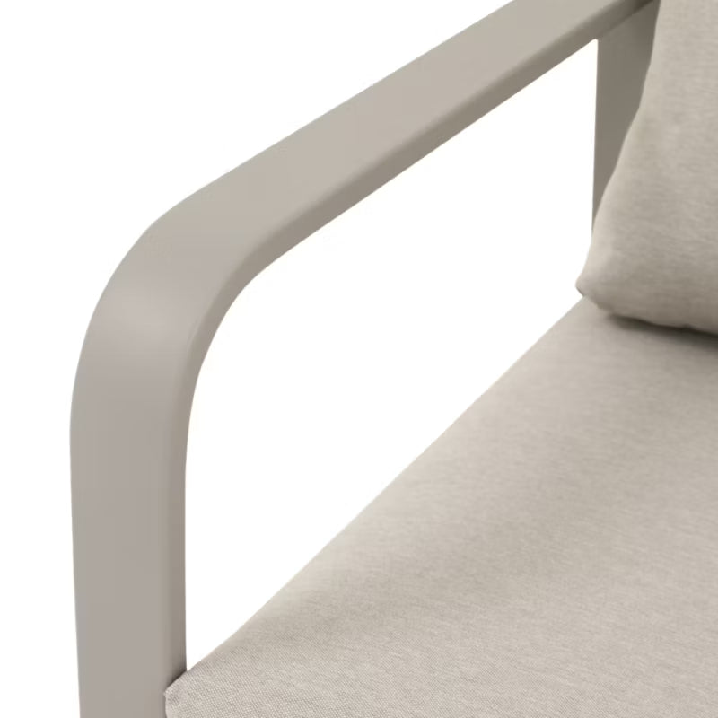 Loungesæt Mallia 5-Personer Beige Aluminium