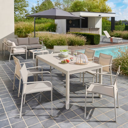 Loungesæt Mallia 5-Personer Beige Aluminium