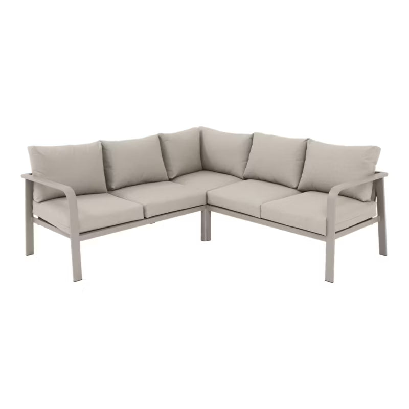 Loungesæt Mallia 5-Personer Beige Aluminium