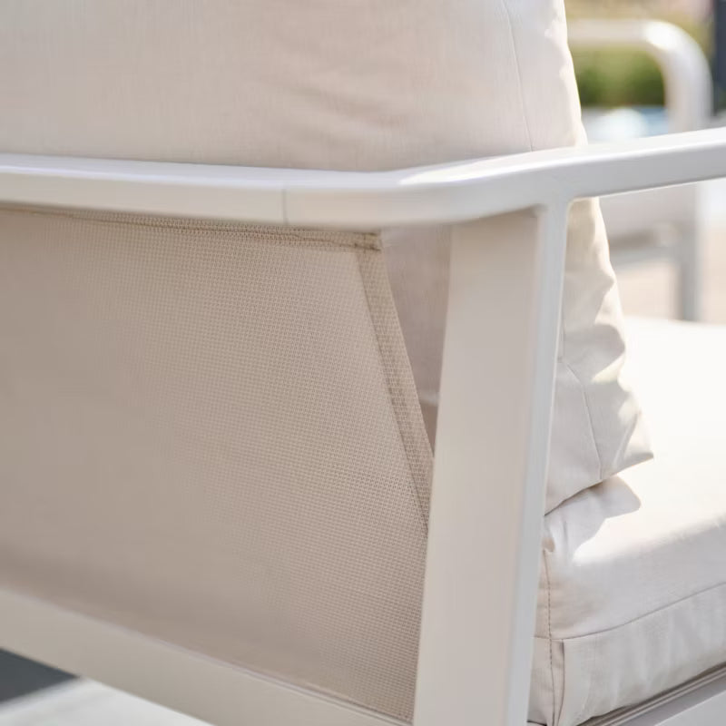 Loungesæt Mallia 5-Personer Beige Aluminium