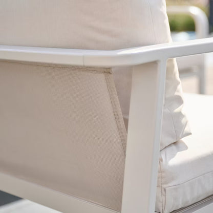 Loungesæt Mallia 5-Personer Beige Aluminium