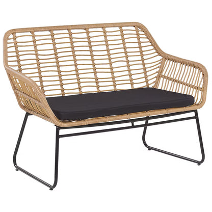 Loungesæt Minori 4 Personer Polyratan Beige
