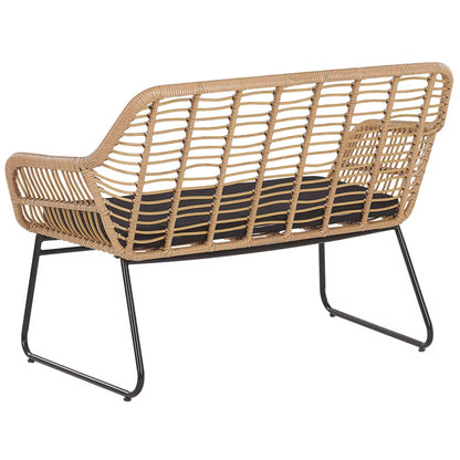 Loungesæt Minori 4 Personer Polyratan Beige