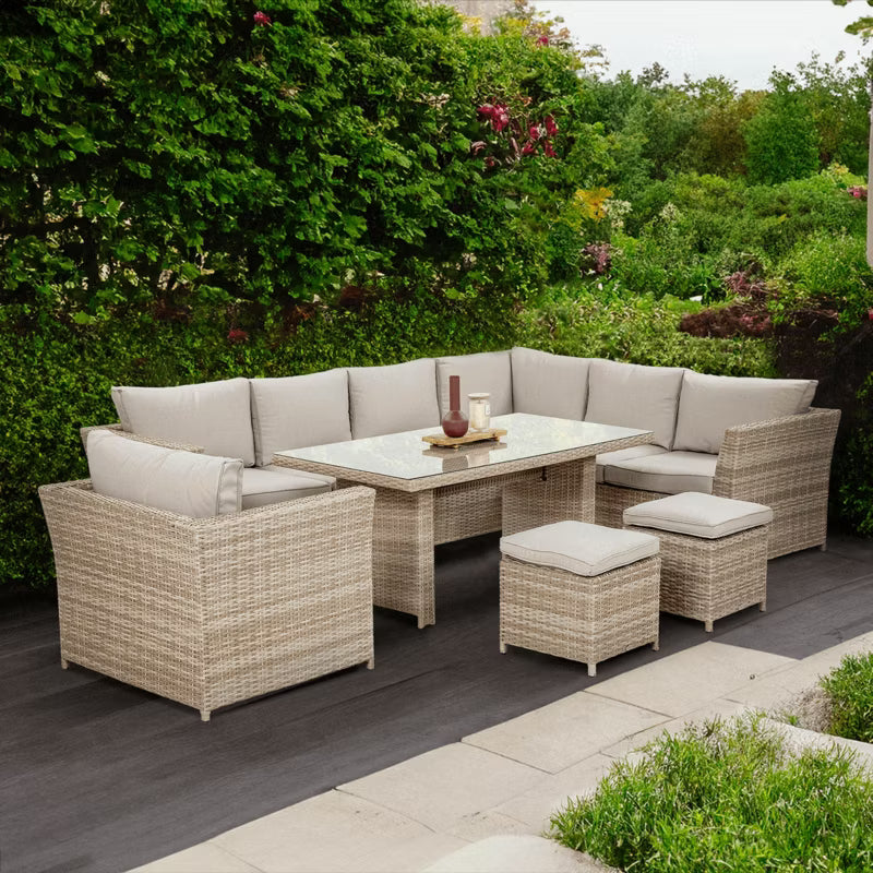 Loungesæt MONIZ DINING PLUS 273x208 cm Beige