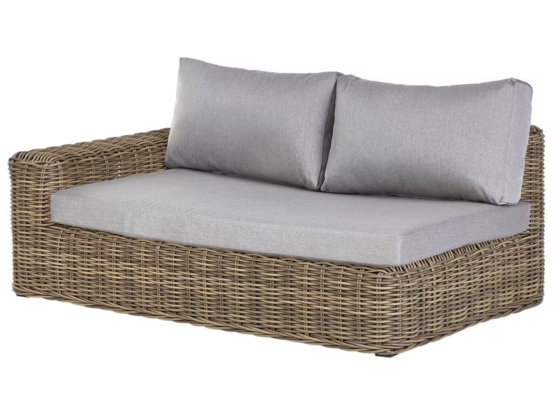 Loungesæt Palermo Polyrattan Lysebrun