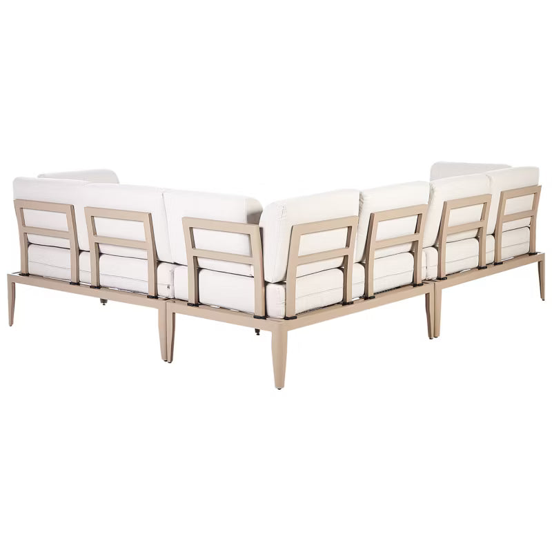 Loungesæt Rima III 6-Personers Lys Beige Aluminium