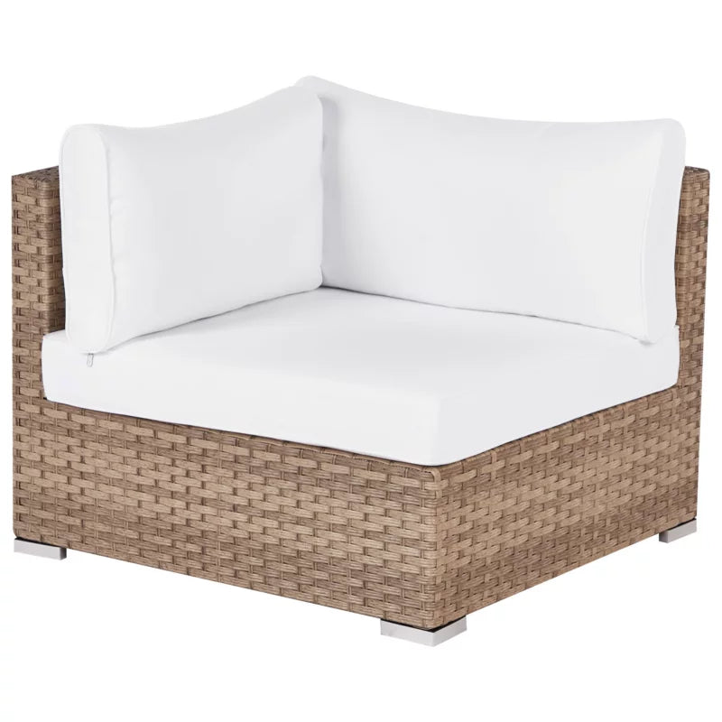 Loungesæt Sano 4 Personer Natur Polyrattan med Bord