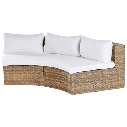 Loungesæt Severo 9 Personer Brun Poly简rattan