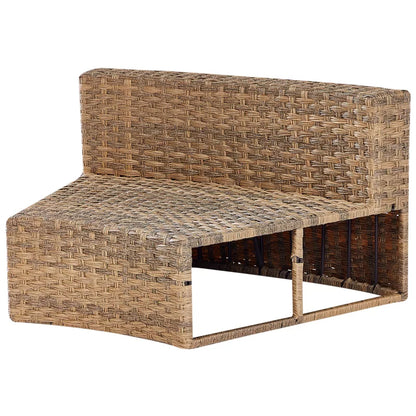 Loungesæt Severo 9 Personer Brun Poly简rattan