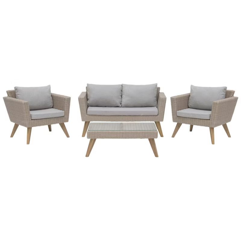 Loungesæt Vittoria 4 Personer Polyrattan