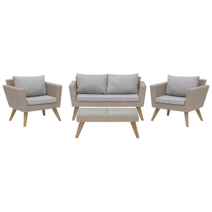 Loungesæt Vittoria 4 Personer Polyrattan