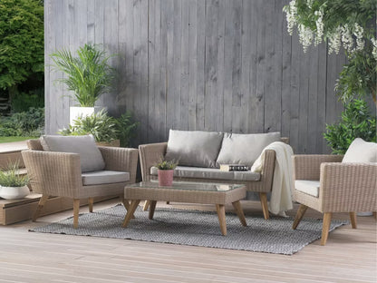 Loungesæt Vittoria 4 Personer Polyrattan