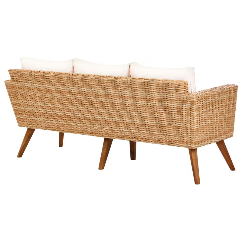 Loungesæt Vittoria XL 5 Personer Off-White Technorattan
