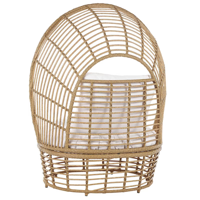 Havemøbel Loungestol Lido Poly植 Rattan Beige