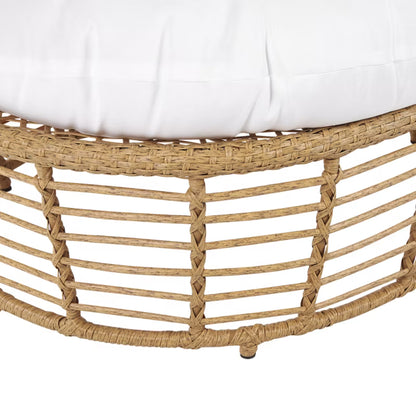 Havemøbel Loungestol Lido Poly植 Rattan Beige