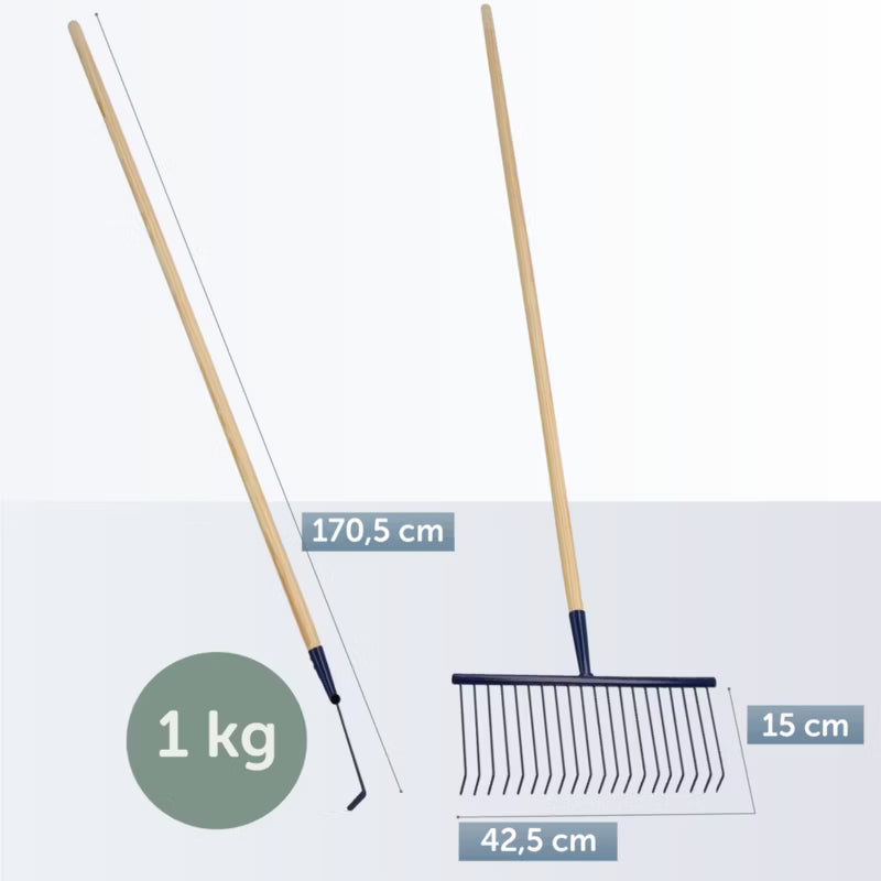 Løvrive 170 cm Stål med Skaft