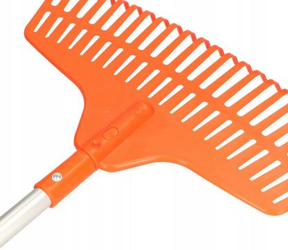 Løvrive 23 Tænder 45 cm Orange med Skaft