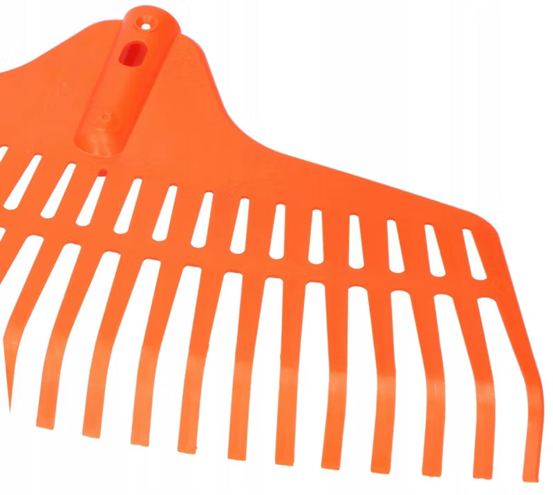 Løvrive 23 Tænder 45 cm Orange med Skaft