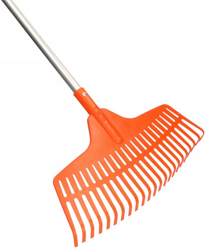 Løvrive 23 Tænder 45 cm Orange med Skaft