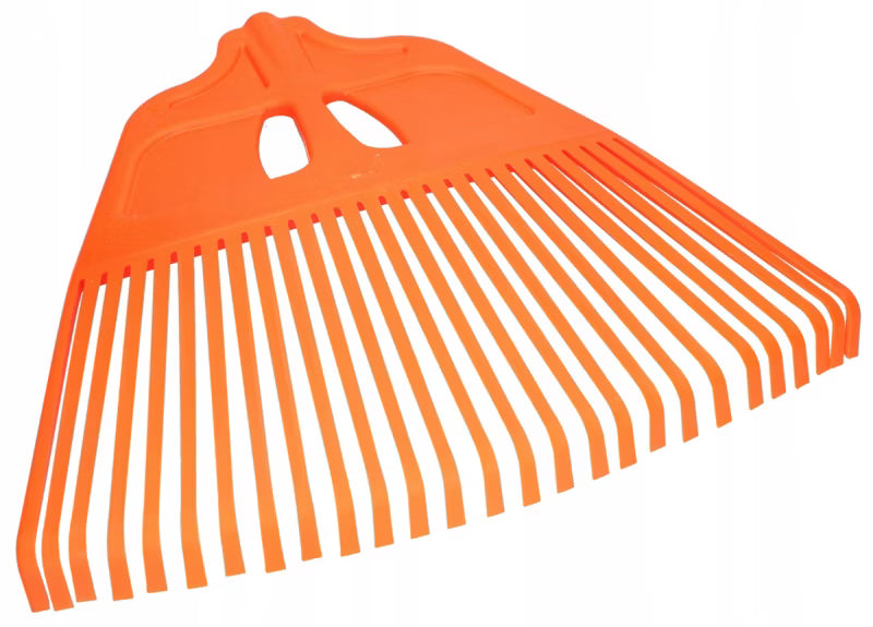Løvrive 27 Tænder 57 cm med Skaft Orange