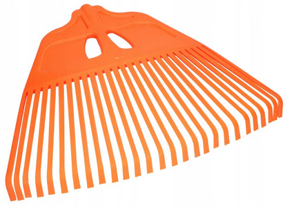 Løvrive 27 Tænder 57 cm med Skaft Orange