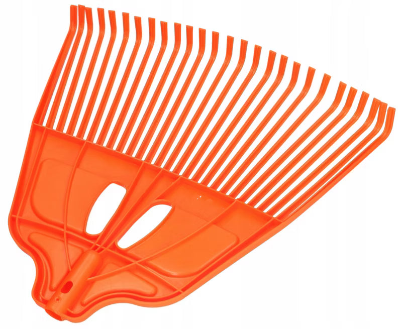 Løvrive 27 Tænder 57 cm med Skaft Orange
