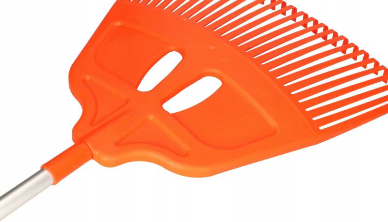 Løvrive 27 Tænder 57 cm med Skaft Orange