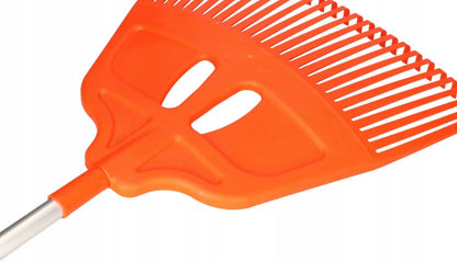 Løvrive 27 Tænder 57 cm med Skaft Orange