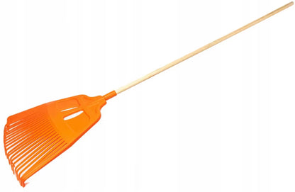 Løvrive 27 Tænder 57 cm med Skaft Orange