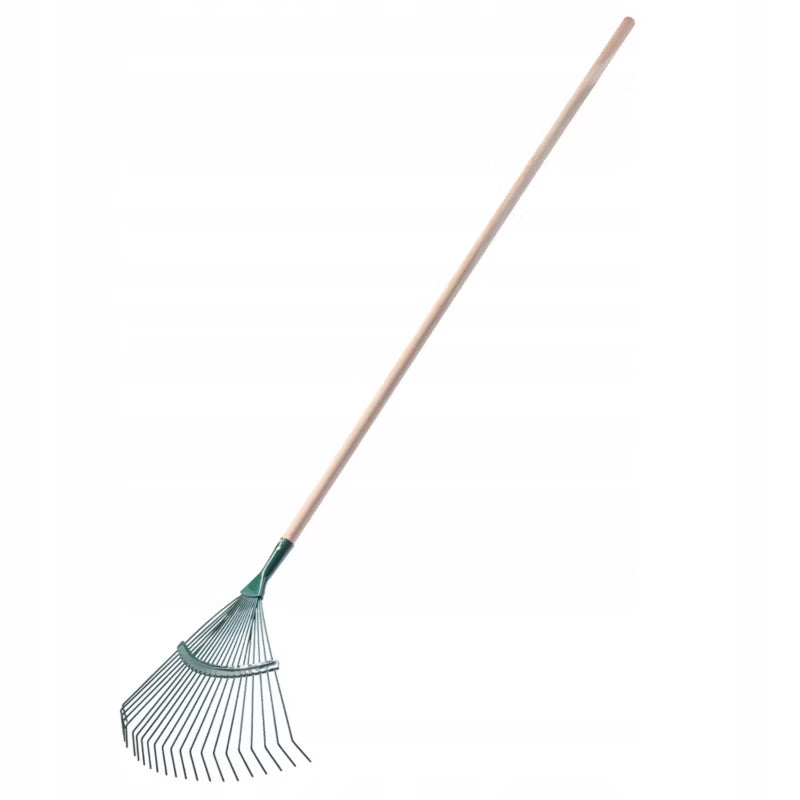 Løvrive 45 cm med Skaft Stål