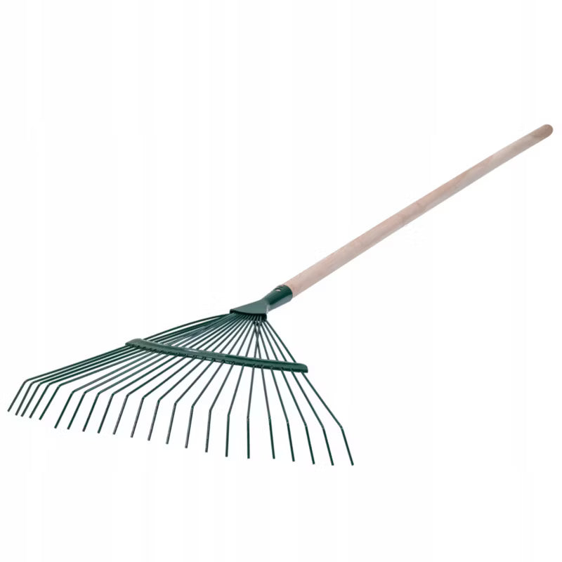 Løvrive 45 cm med Skaft Stål