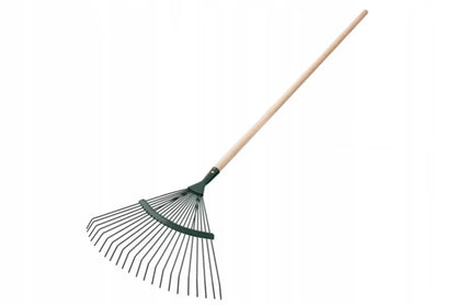 Løvrive 45 cm med Skaft Stål