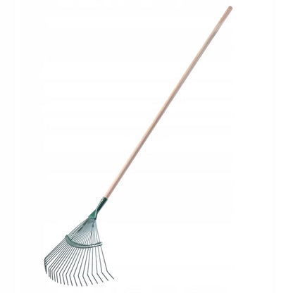 Løvrive 45 cm med Skaft Stål